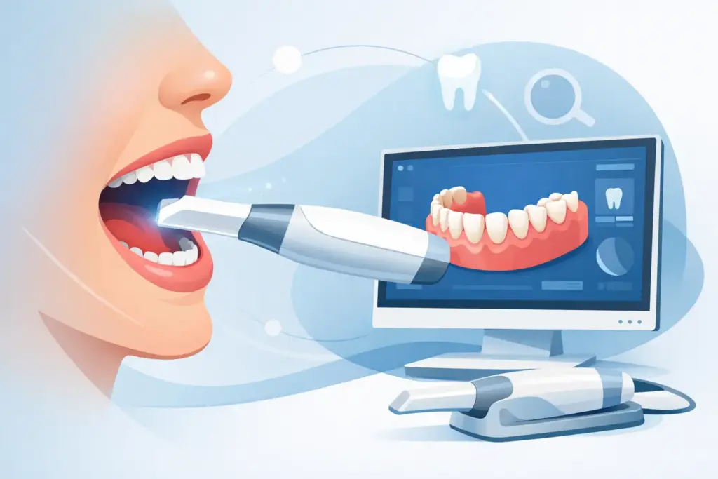 Cómo funciona un escáner intraoral dental