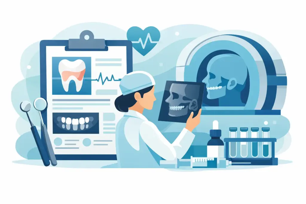 Guía de estudios prequirúrgicos dentales