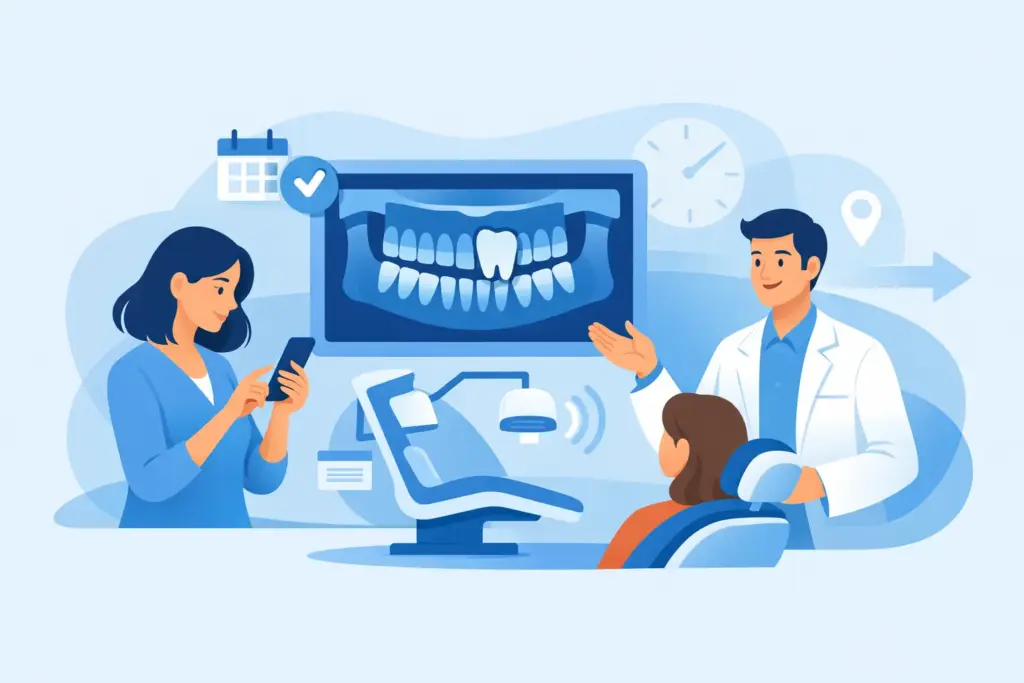 Cómo agendar estudio radiológico dental sin esperas