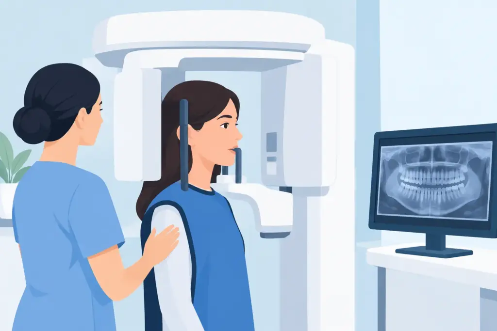 Cómo posicionarse para una radiografía panorámica
