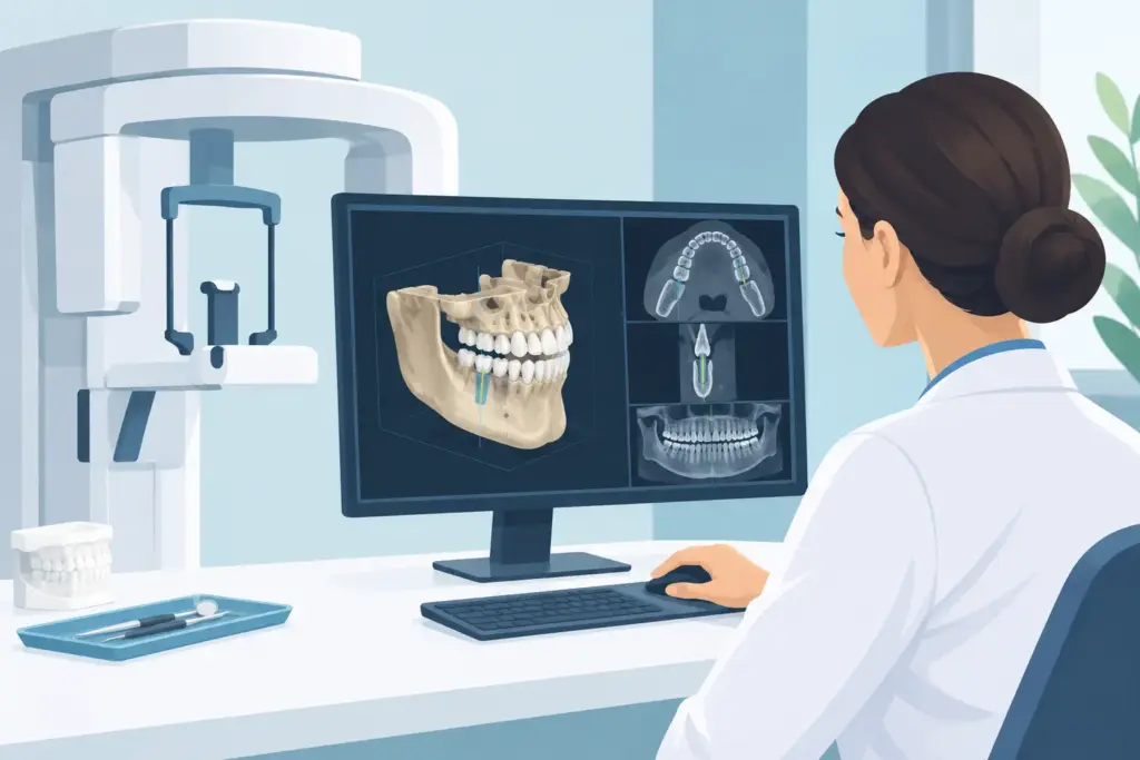 Radiología 3D para planificar tratamientos dentales
