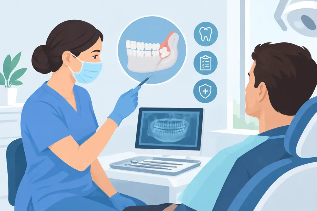 Guía para cirugía oral antes del procedimiento